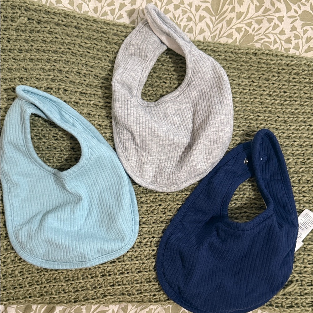 Carter's Ribbed Cotton Bibs BUNDLE